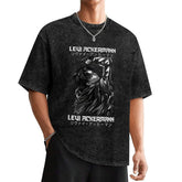 Attack On Titan Levi Ackerman Vintage Washed Oversized Tee
