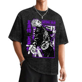 Jujutsu Kaisen Gojo Satoru Purple Border Washed Tee