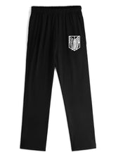 Attack On Titan Survey Corps Badge‑Print Casual Sweatpants