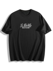 Jujutsu Kaisen Gojo Satoru Front‑Back Print Black Oversized T‑Shirt
