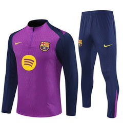 25/26 FC Barcelona Training Purple/Blue Tracksuit