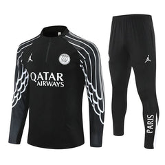 25/26 PSG x Jordan Black Tracksuit