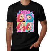 Pop Witch Hunters Mira Chibi Four‑Panel Graphic Tee