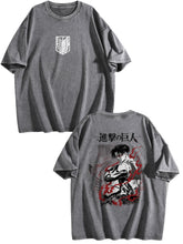Attack on Titan Levi Graphic Grey Tee