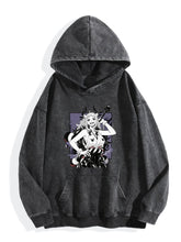 One Piece Yamato Oni Princess Washed Hoodie