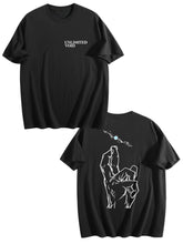 Jujutsu Kaisen Gojo Satoru Front‑Back Print Black Oversized T‑Shirt