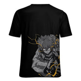 Demon Slayer Zenitsu Agatsuma Graphic Tee Unisex Streetwear T-Shirt