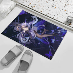 Genshin Impact Keqing Violet Storm Floor Mat