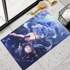 Genshin Impact Furina Ocean Dream Floor Mat