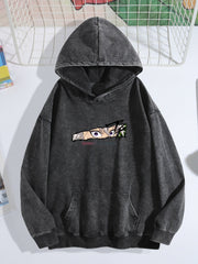Demon Slayer Sanemi Wind Hashira Washed Hoodie