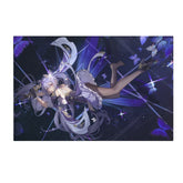 Genshin Impact Keqing Violet Storm Floor Mat