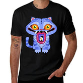 Pop Witch Hunters Monster Cat Graphic Black Tee