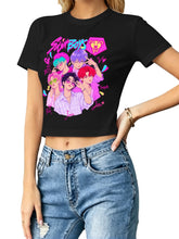 Kpop Demon Hunters Saja Boys Crop Top Tee