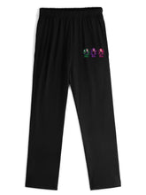Pop Huntress Squad Multi‑Character Portrait‑Print Casual Sweatpants