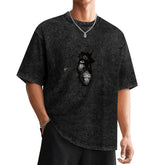 Attack On Titan Beast Titan Small Chest Washed Men Tee