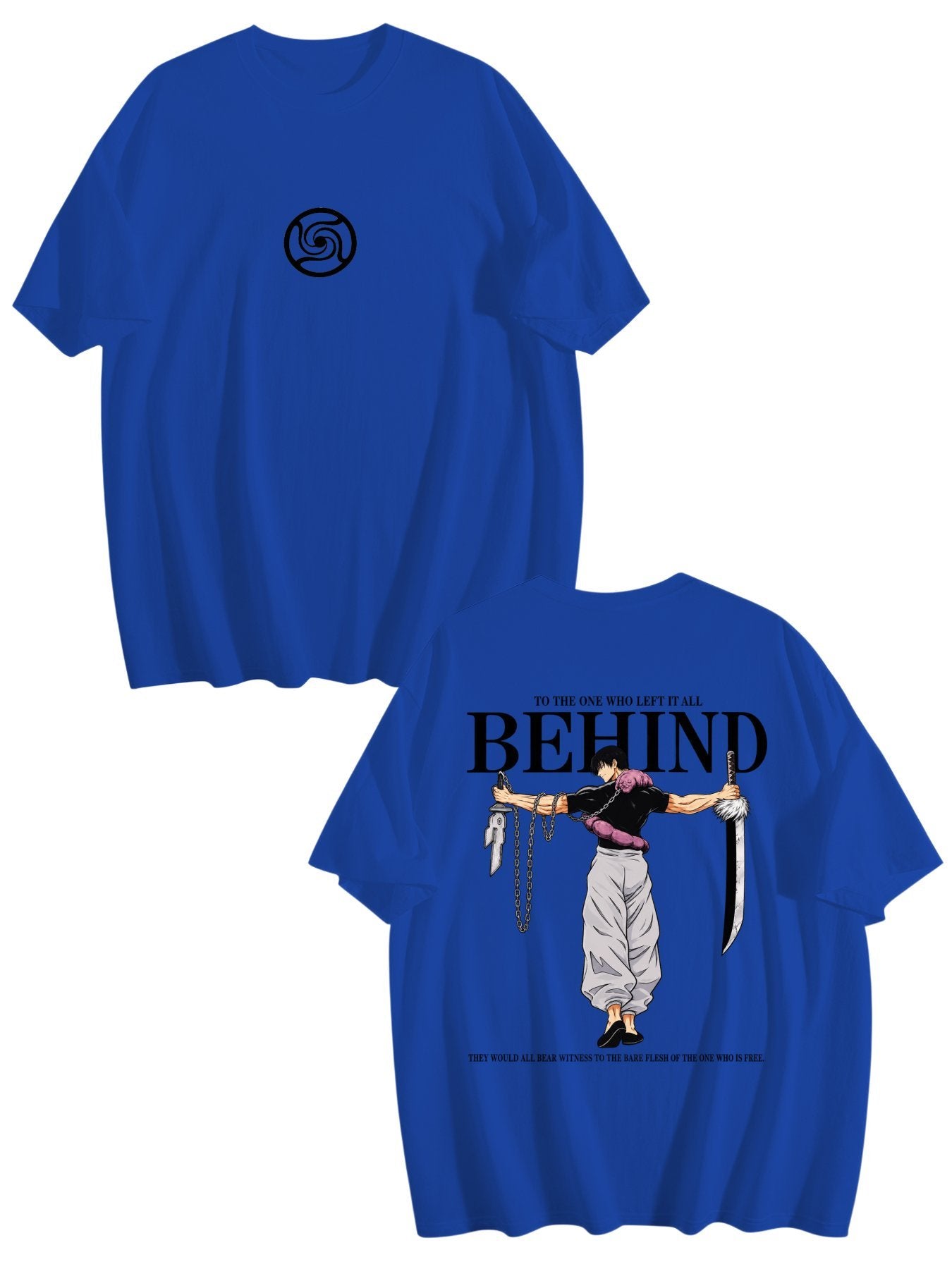 Jujutsu Kaisen Toji Fushiguro White Oversized T‑Shirt