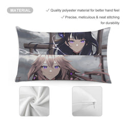 Genshin Impact Raiden Shogun & Yae Miko Eternal Bond Pillow Case