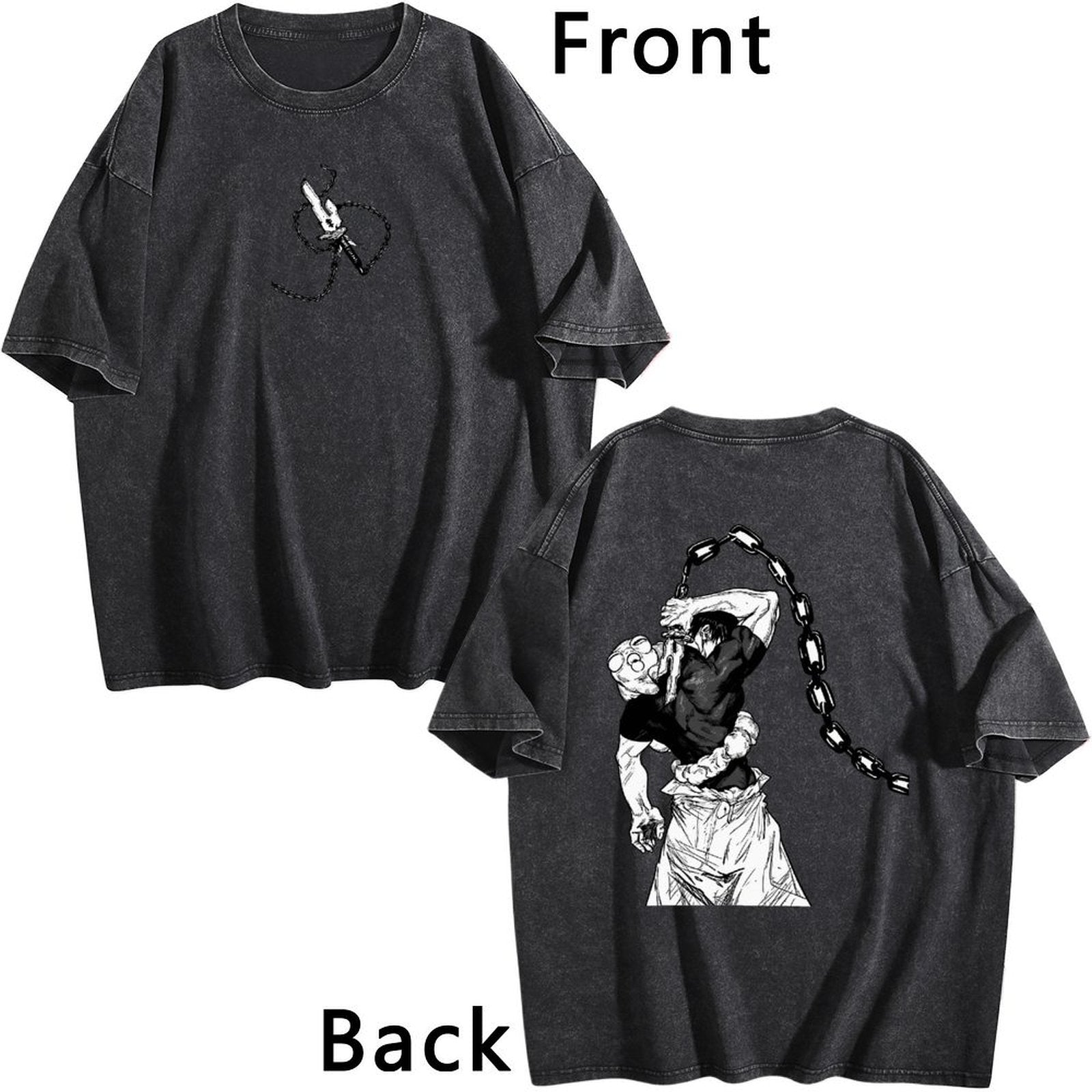 Jujutsu Kaisen Fushiguro Black Tee