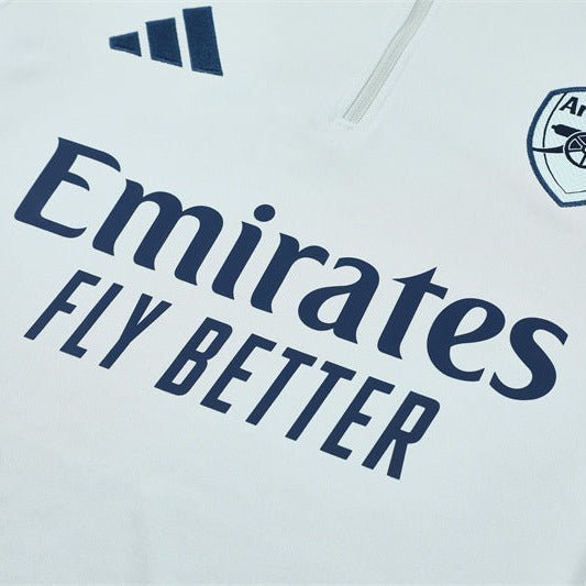 25/26 Arsenal Training White Tracksuit