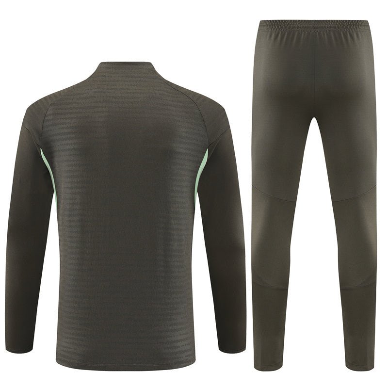 25/26 Real Madrid Training Dark Olive Tracksuit