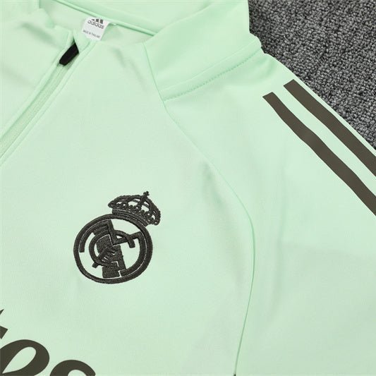 25/26 Real Madrid Training Lime Green Tracksuit