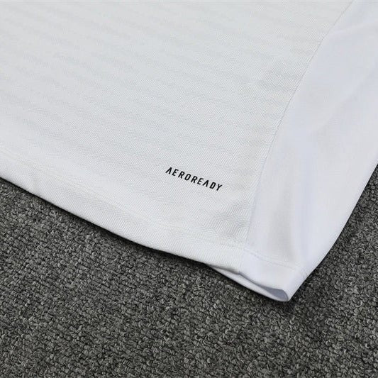 25/26 Real Madrid Training White/Light Blue Tracksuit