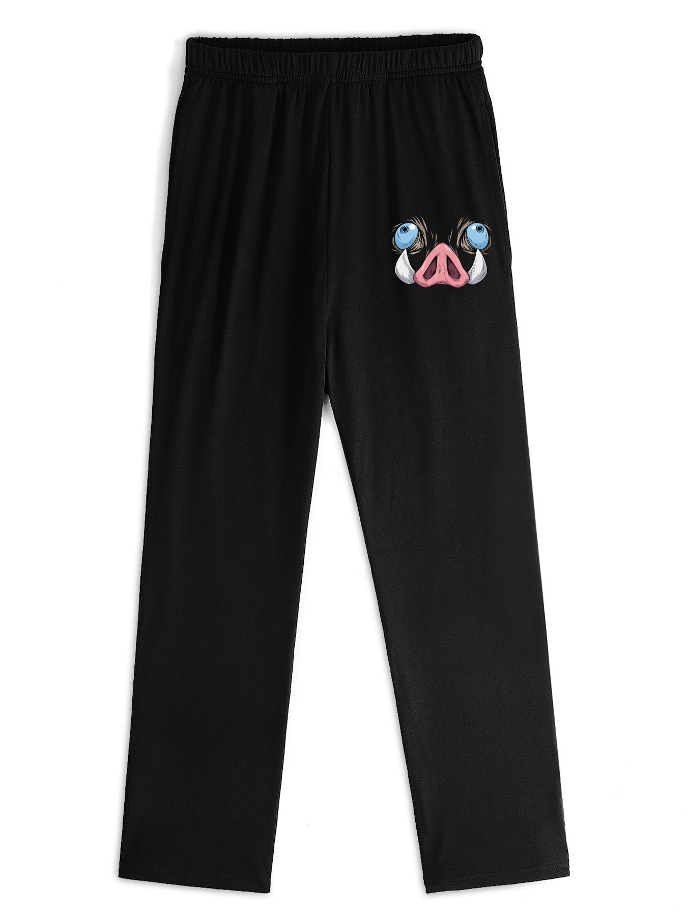 Demon Slayer Inosuke Fun Head‑Print Casual Sweatpants