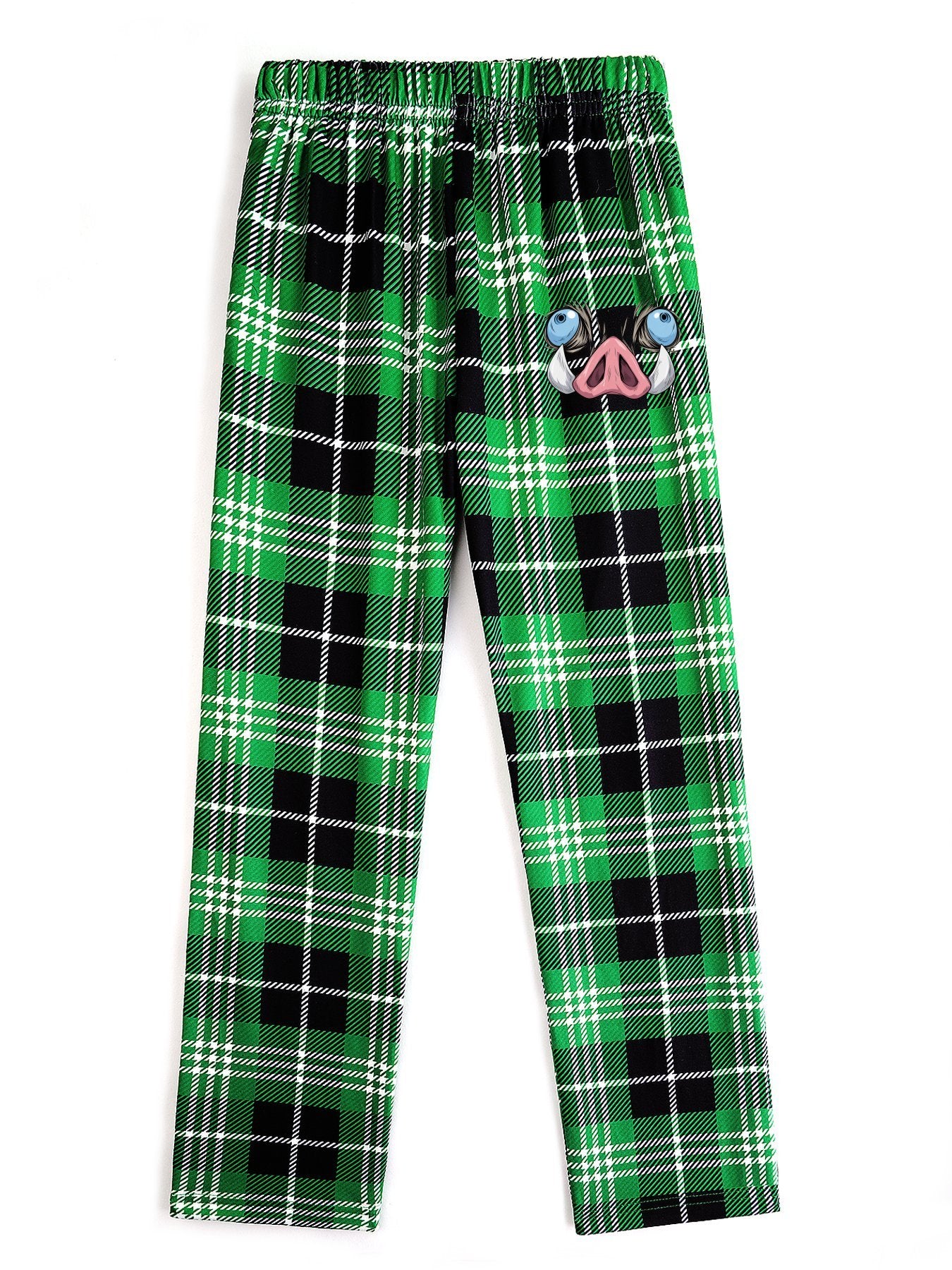 Demon Slayer Inosuke Fun Head‑Print Casual Sweatpants