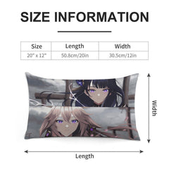 Genshin Impact Raiden Shogun & Yae Miko Eternal Bond Pillow Case