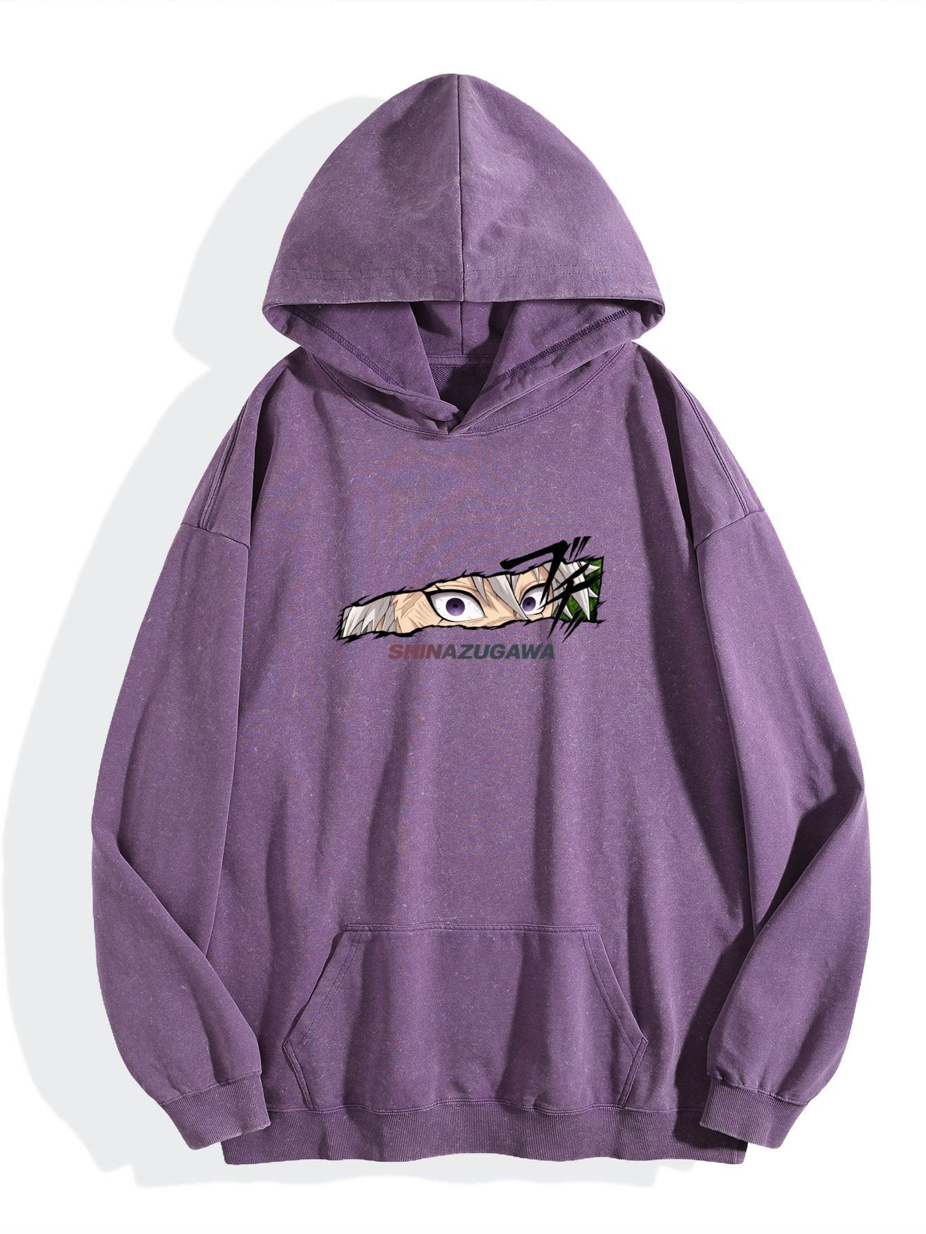 Demon Slayer Sanemi Wind Hashira Washed Hoodie