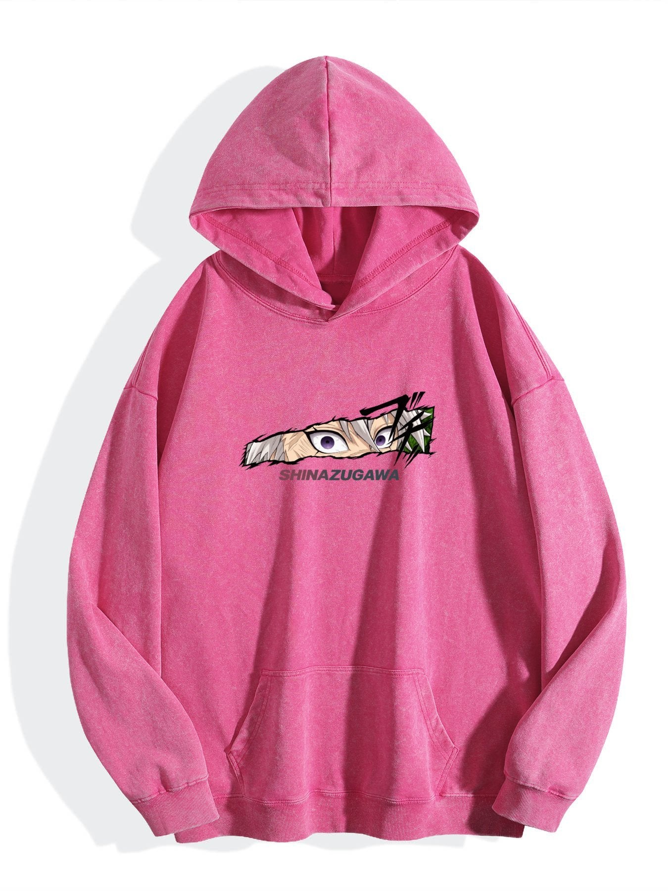 Demon Slayer Sanemi Wind Hashira Washed Hoodie