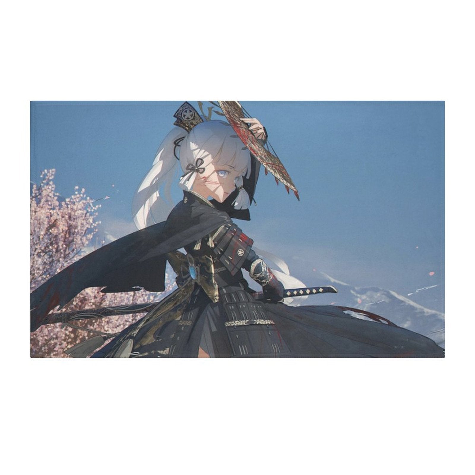 Genshin Impact Ayaka Frost Floor Mat