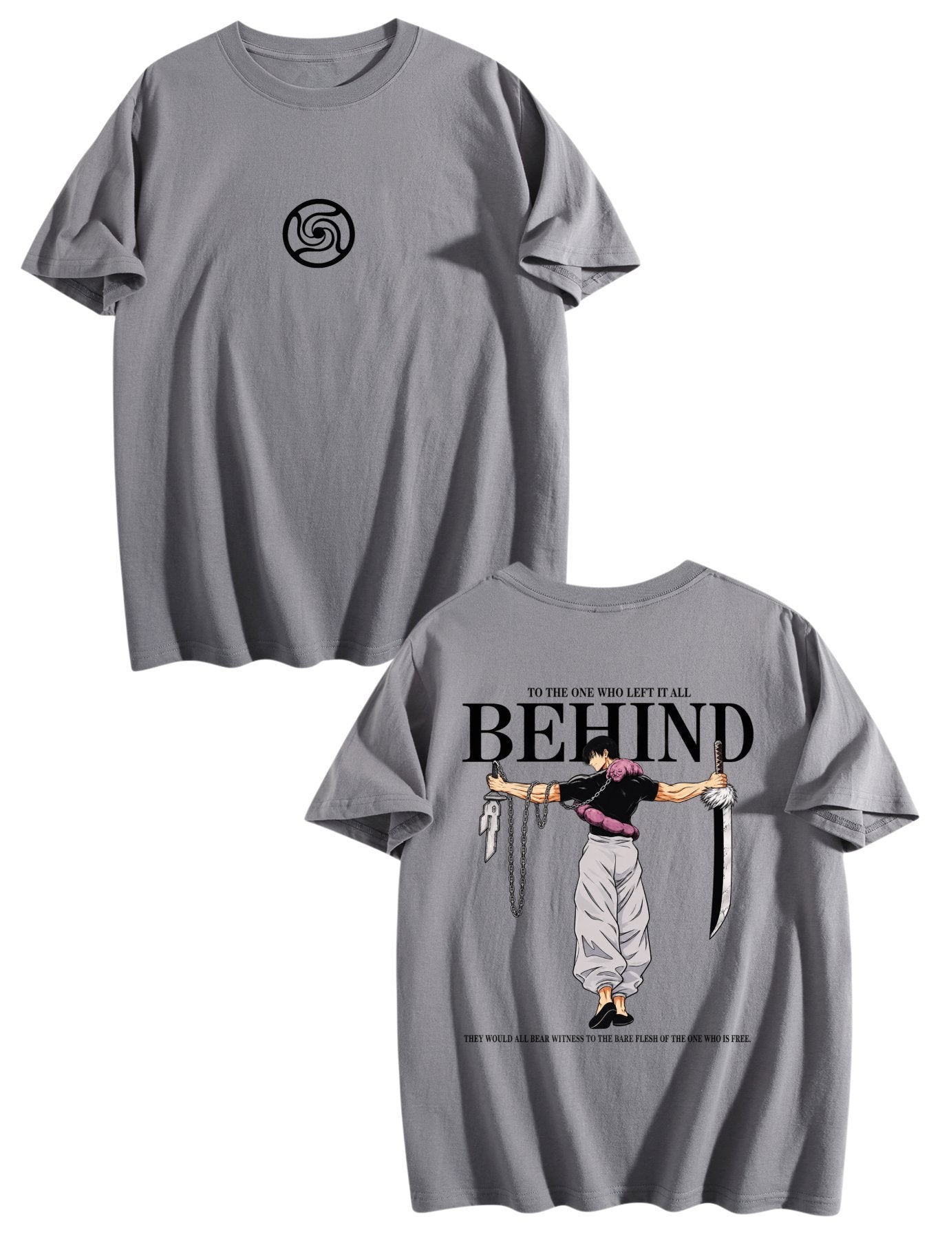 Jujutsu Kaisen Toji Fushiguro White Oversized T‑Shirt