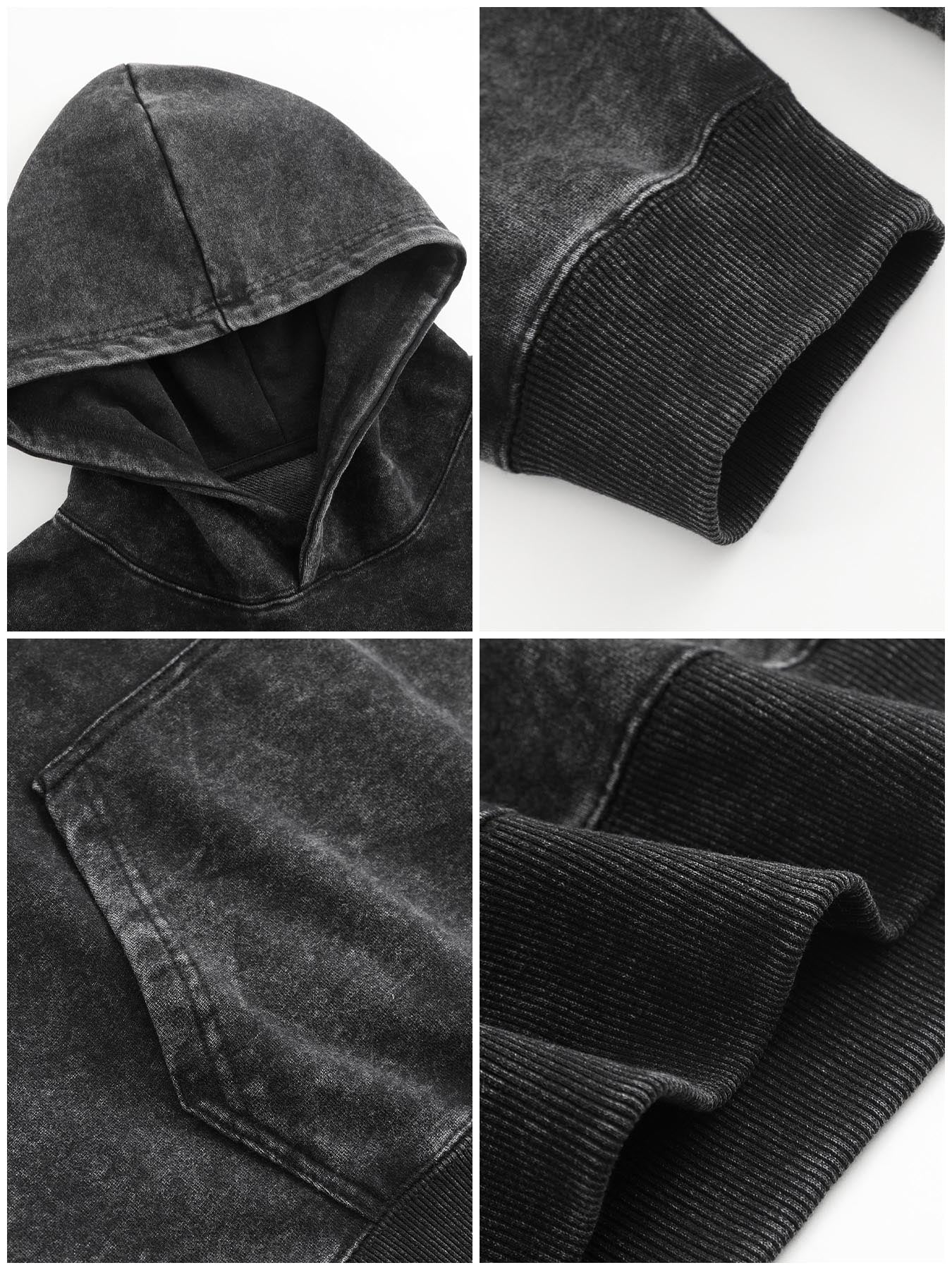Demon Slayer Sanemi Wind Hashira Washed Hoodie