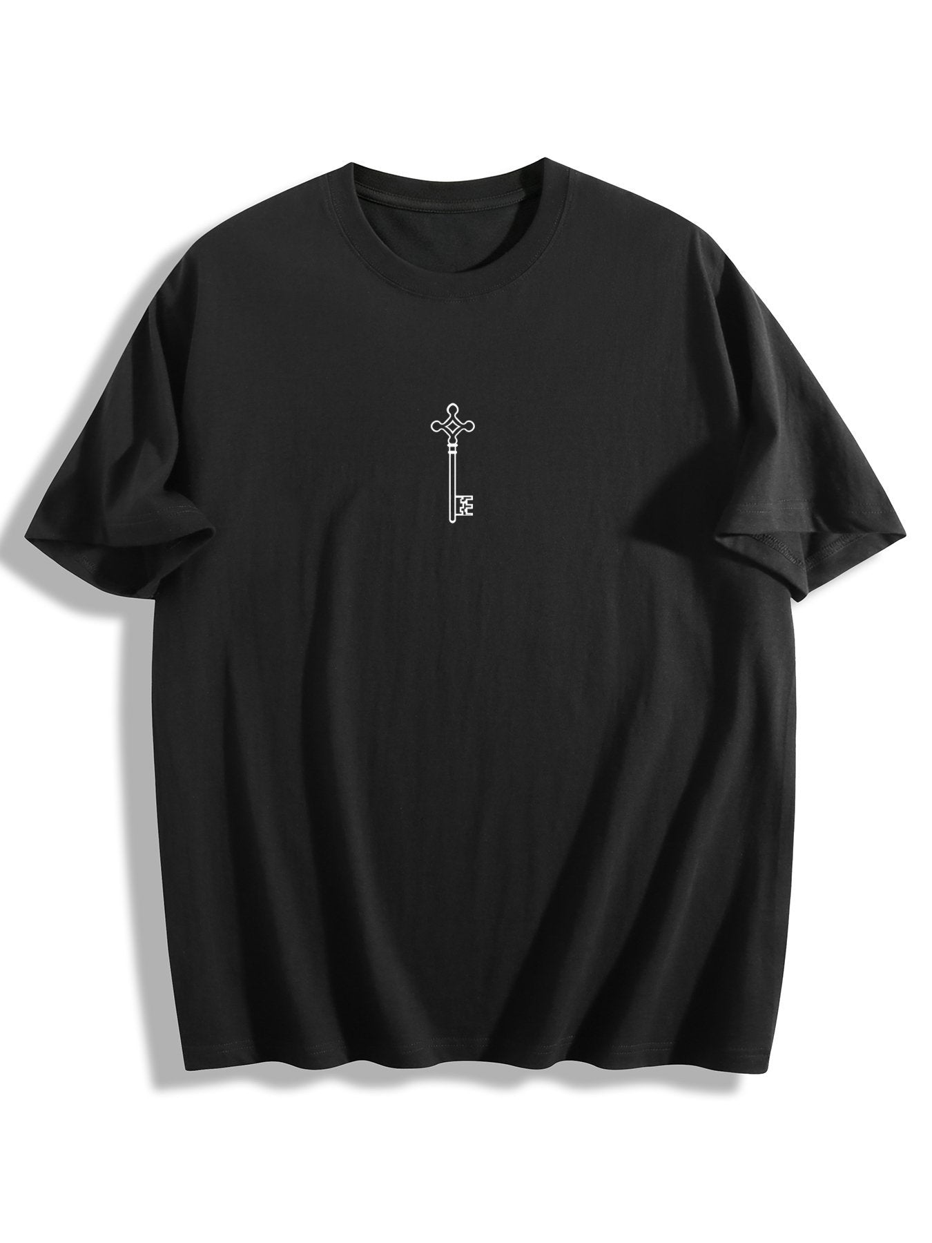 Attack On Titan Front‑Back Print Black Oversized T‑Shirt
