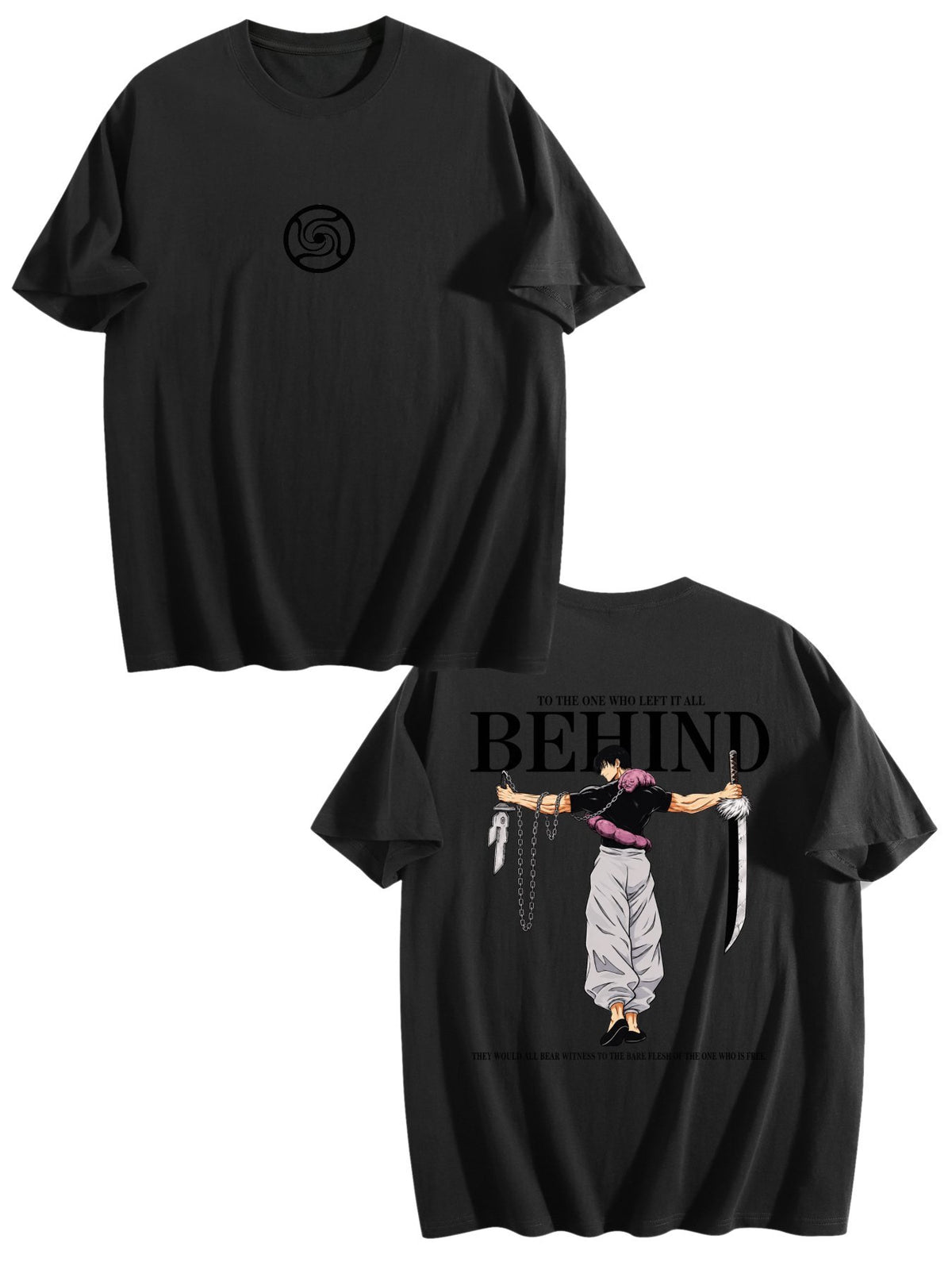Jujutsu Kaisen Toji Fushiguro White Oversized T‑Shirt