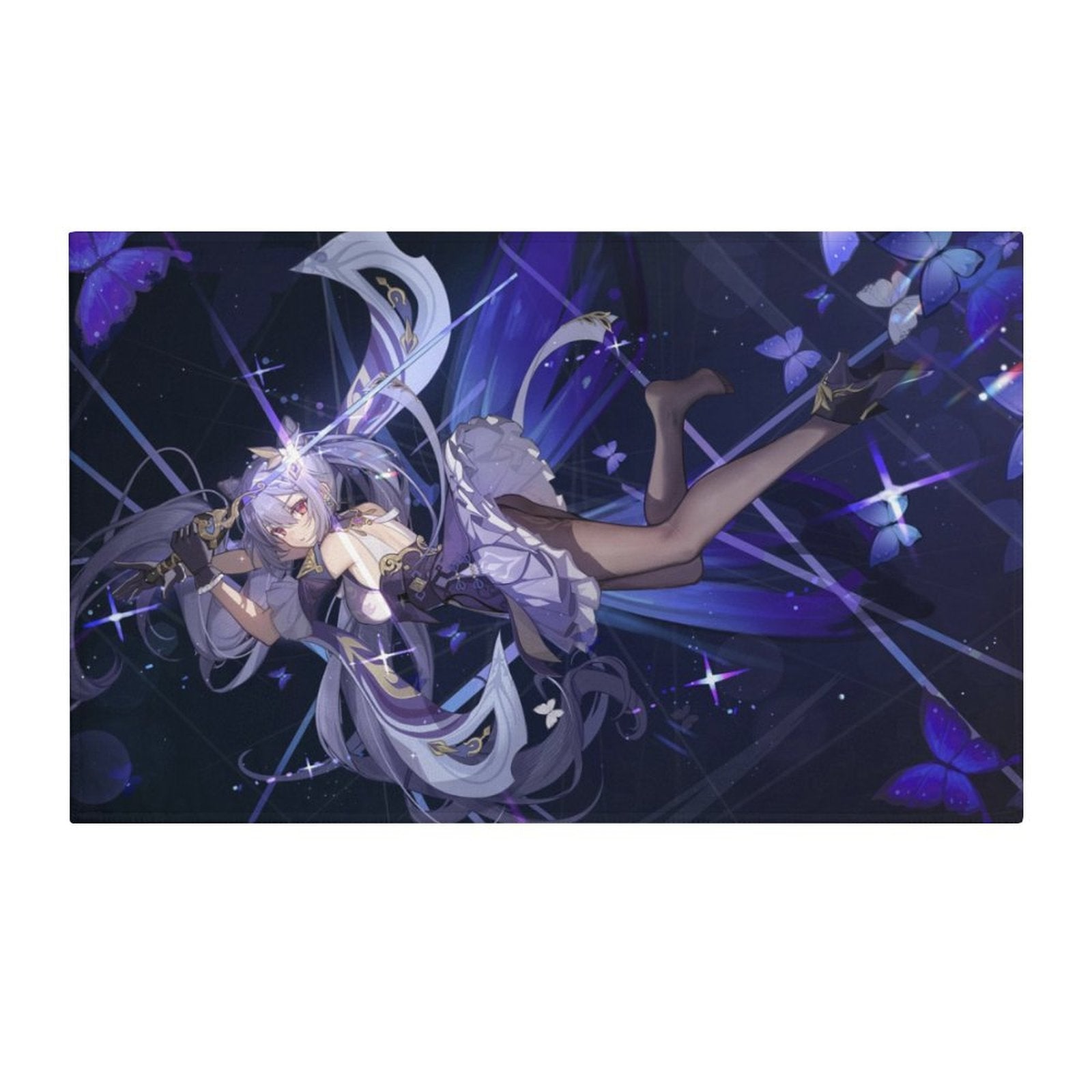 Genshin Impact Keqing Violet Storm Floor Mat