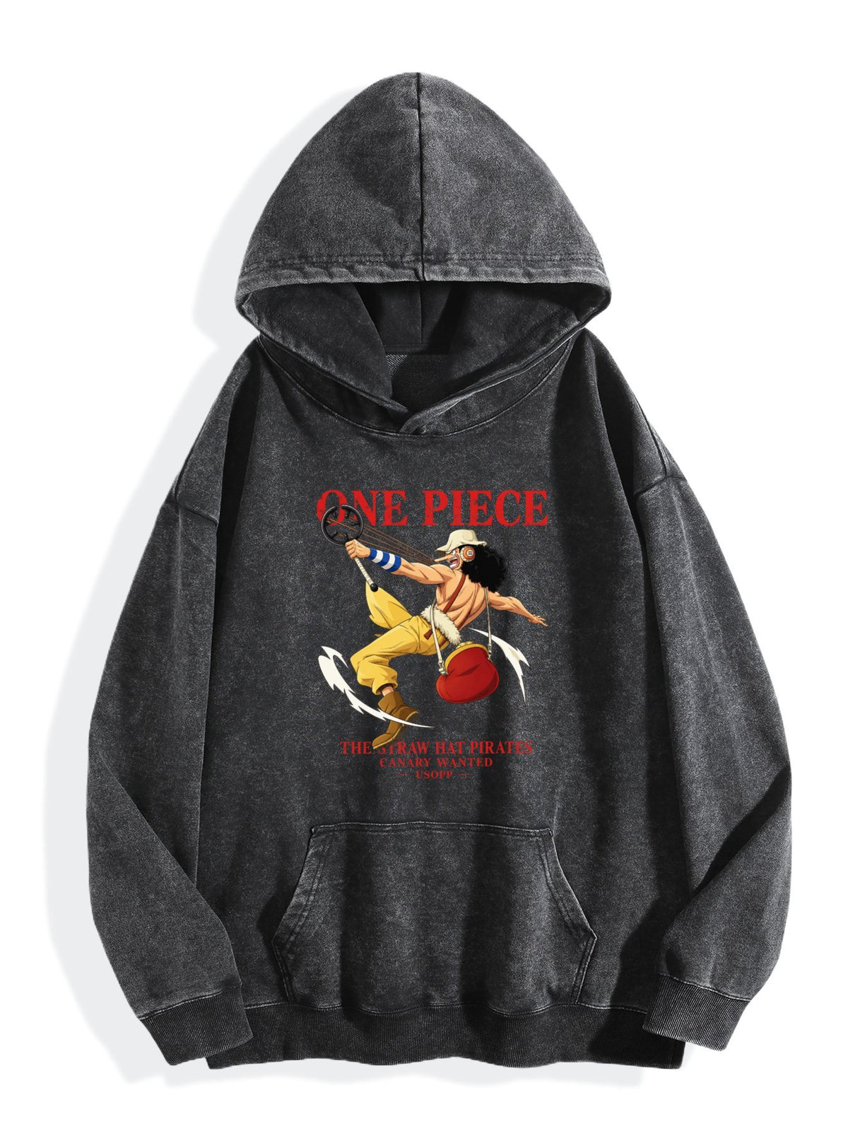 One Piece Usopp Sniper King Washed Hoodie