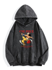 One Piece Usopp Sniper King Washed Hoodie