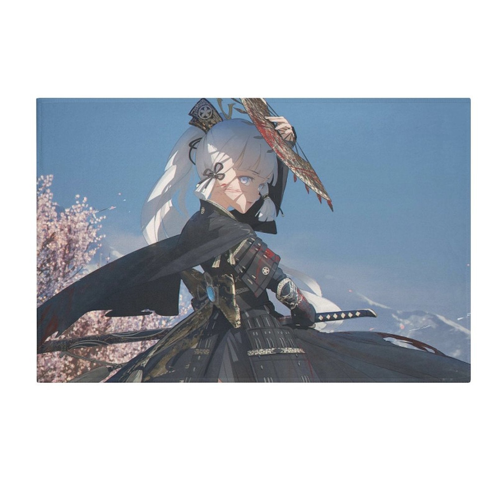 Genshin Impact Ayaka Frost Floor Mat