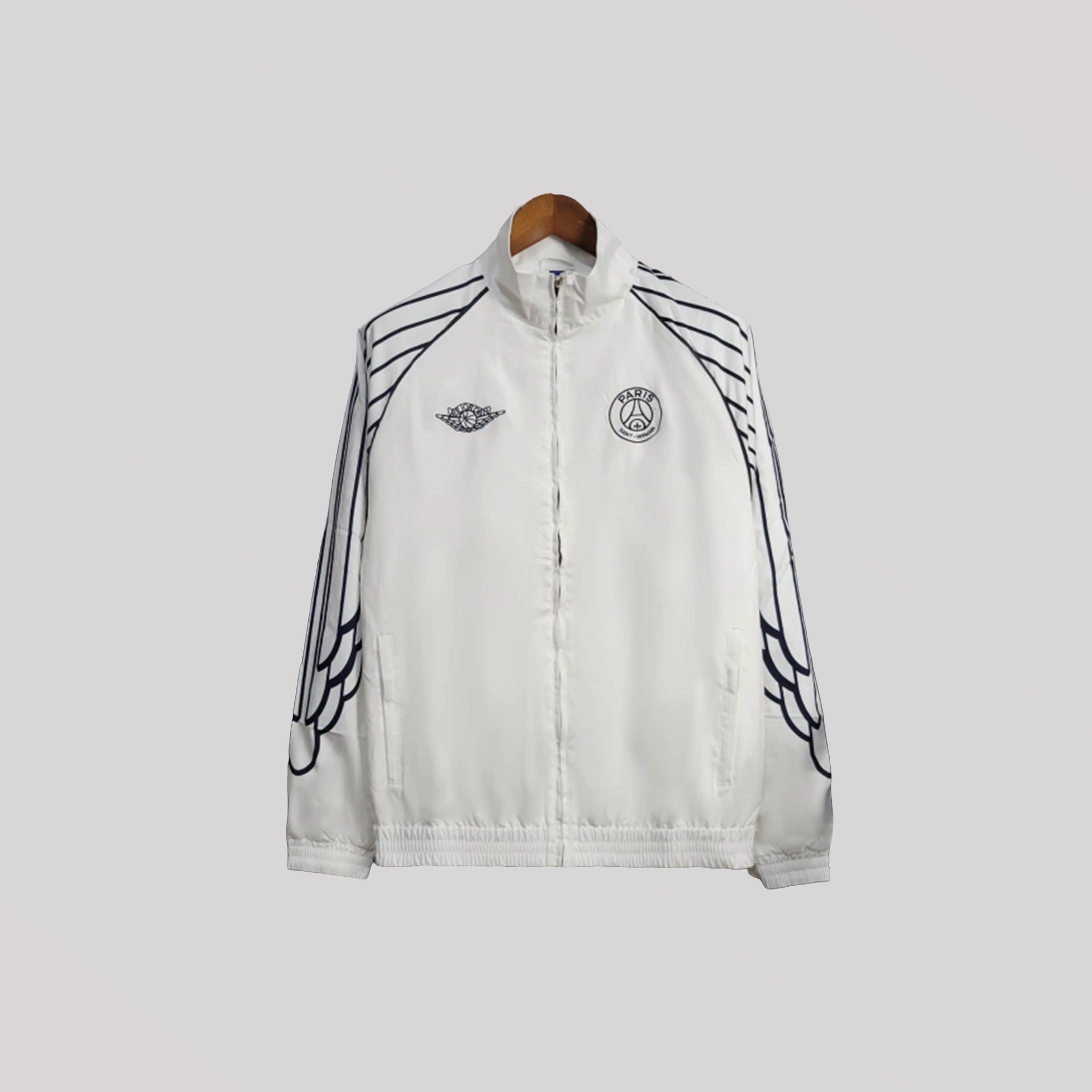 2025/2026 PSG Air Jordan Jacket White Windbreaker
